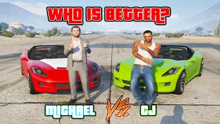 GTA 5 - Michael vs. CJ (Who is BETTER)