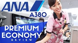 ANA Airbus A380 Flight Tour of Premium Economy Class