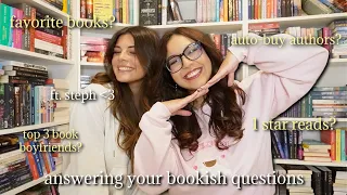 answering your bookish questions ft. steph bohrer