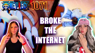 THIS BROKE THE INTERNET!!! Girls React to Gear 5 One Piece 1071 with @the_chestnut_tanuki !!!