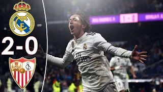 Real Madrid vs Sevilla 2-0 Highlights with Ray Hudson commentary 19.01.2019