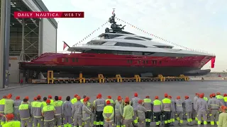 Il varo di "Leona", superyacht da 80 metri costruito da Bilgin