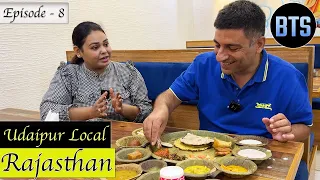 EP 8 - BTS -Places to eat | Chhappan Bhog - Rajasthani food| Garden restaurant | Rajasthan Tour