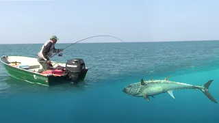 Pecanje tune i lice na moru u Crnoj Gori - ušće reke Bojane u more I deo | Fishing tuna Montenegro