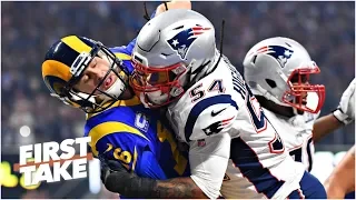 Rams fans, lack of offense, Patriots fatigue to blame for Super Bowl ratings decline | First Take