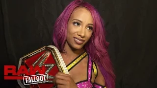 An emotional Sasha Banks celebrates her second Raw Women's Title win: Raw Fallout, Oct. 3, 2016