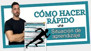 Cómo hacer una situación de aprendizaje en unas horas (7 pasos)