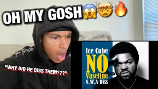 FIRST TIME HEARING Ice Cube - No Vaseline (N.W.A Diss) (REACTION!)