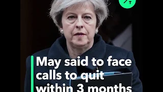 Theresa May Faces Calls to Quit Within 3 Months