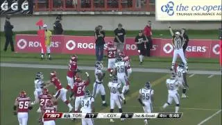 CFL Recap: Toronto 23, Calgary 21 - July 1, 2011