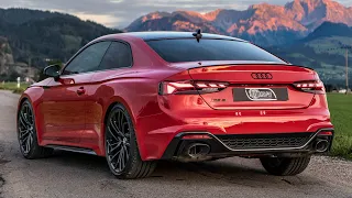 THE GORGEOUS NEW 2021 AUDI RS5 - UPDATED 600NM/450HP ROCKET - 0-293KM/H - Tango red + carbon pack