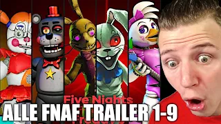 Ich Reagiere auf ALLE FNAF TRAILER von 2014 - 2023 😱