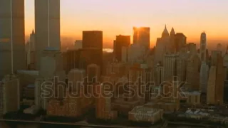 Sunlight Passing Through The Twin Towers, Aerial V webm