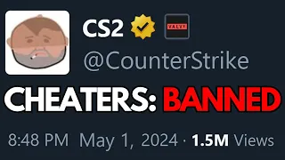 BIGGEST BAN WAVE IN CS2 HISTORY (CHEATERS BANNED LIVE CLIPS)