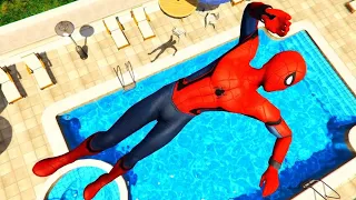 Spider-Man Ragdolls Epic Fails | GTA 5 Euphoria Physics Funny Moments Part.6