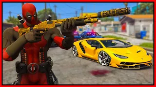 GTA 5 RP - Deadpool Annoys Cops