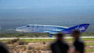 WATCH: Virgin Galactic launches first tourism mission to edge of space