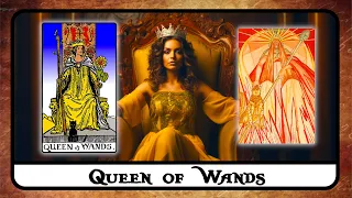 Queen of Wands Tarot Card Explained ☆ Meaning, Reversed, Secrets, History ☆