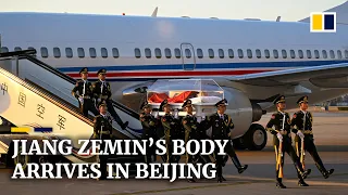 Chinese ex-leader Jiang Zemin’s body makes final journey to Beijing as China mourns