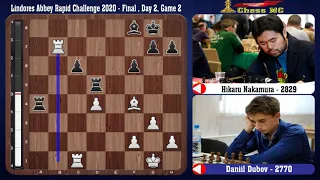 Daniil Dubov vs Hikaru Nakamura | Lindores Abbey Rapid Challenge 2020 - Final | Day 2