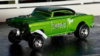 Custom Hot Wheels 53 Chevy Gasser “Zombo”