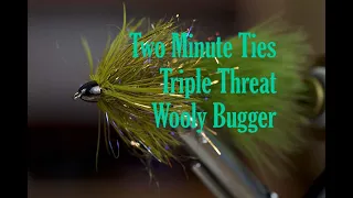 Olive Wooly Bugger Fly Tying