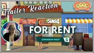 The Sims 4| For Rent| Trailer Reaction| Expansion pack