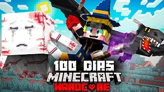 Sobreviví 100 días Siendo Un Mago En Minecraft HARDCORE... Esto fue lo que sucedió