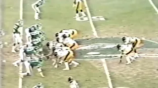 MARK GASTINEAU CHASES DOWN FRANCO HARRIS