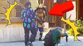 侍が突然動くドッキリ in 京都 #4