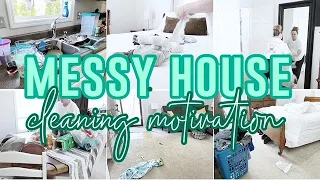 REAL LIFE CLEANING MOTIVATION 2021 | NO TALKING | MESSY HOUSE CLEAN WITH ME