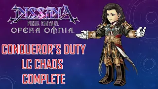 Dissidia FF Opera Omnia - Conqueror's Duty Vayne LC CHAOS Complete