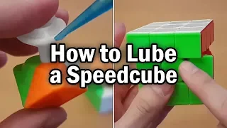 How To Lubricate (Lube) & Setup a Rubik's Cube!