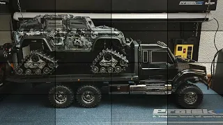 Traxxas TRX6 Ultimate Hauler size comparison with some popular 1:10 scale crawlers in the market