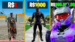 PANTERA NEGRA DE R$ 1 para R$1.000.000,00 no GTA 5!