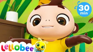 Peek a Boo Song | Baby Cartoons - Kids Sing Alongs | Moonbug