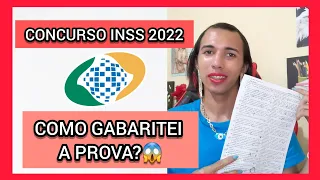 Concurso do INSS 2022 Quantas questões acertei? 😱