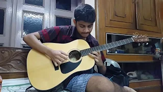 DORAEMON(Theme song)Acoustic guitar cover by Soumyajit pyne. .