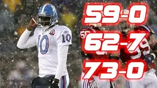 Biggest Blowouts in NFL History (49+ points)