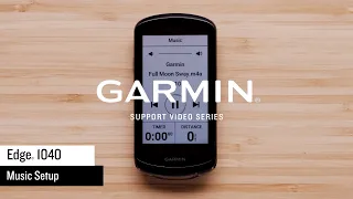 Garmin Support | Edge® 1040 Series | Music Controls