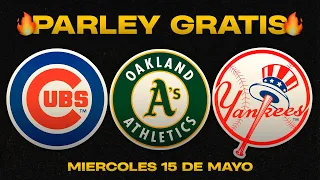 🔥 PRONOSTICOS DE NBA, MLB, WNBA Y NHL PARA HOY 15/05/2024 🔥 PARLEY GRATIS 🔥