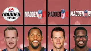 Highest Rated Football Players in NFL Madden Games (Madden 2000 - Madden 19)