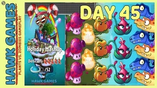 Plants vs Zombies 2 Holiday Mashup World Day 45 Easy (Column Like You See 'Em)