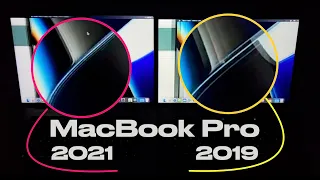 Сравнение экрана ProMotion в MacBook Pro 16 (2021) против MBP 16 (2019). 120 Гц ЗАМЕТНО