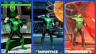 GREEN LANTERN Graphic Evolution 2008-2017 Injustice DC Universe MKvsDC | XBOX360 PS4 |