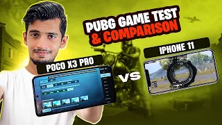 POCO X3 Pro Vs iPhone 11 Pubg Handcam Game Comparison | Pubg Mobile