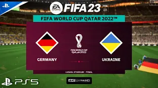 FIFA 23 - Germany vs Ukraine | International Friendly on 12/06/2023 | PS5™[4k60fps]
