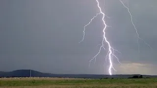 Sunset Lightning - Goulburn, NSW 14th March 2014