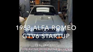 1983 Alfa Romeo GTV6 Startup   HD 1080p