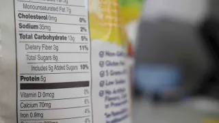 Checking the Food Label for Added Sugars